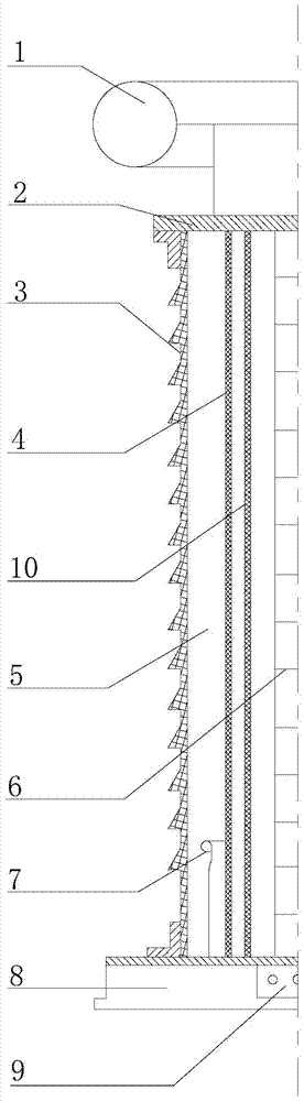 Coupling capacitive voltage divider with electric potential gradient shielding