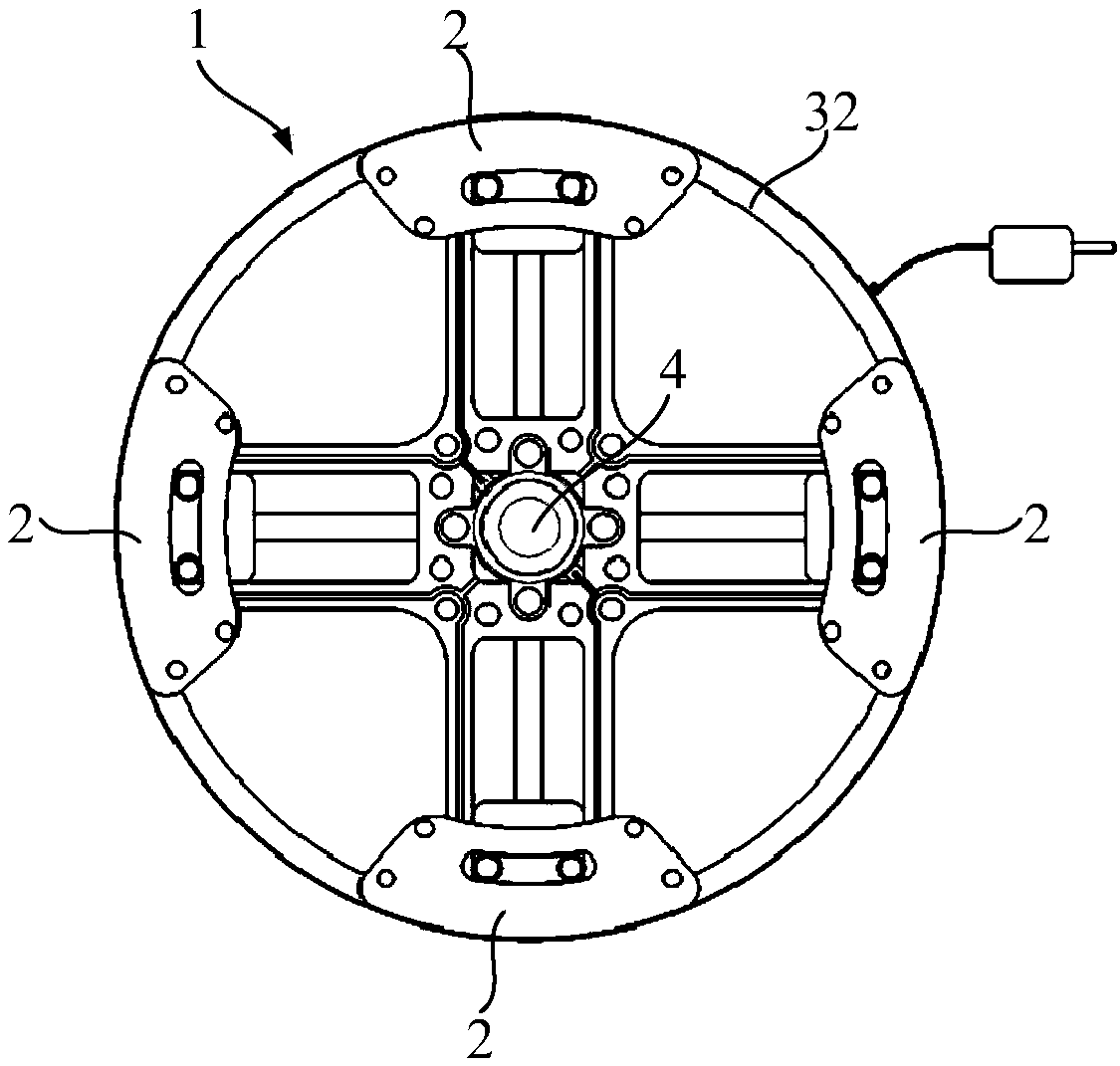 Automobile, rotary shock absorber, controller for rotary shock absorber and control method