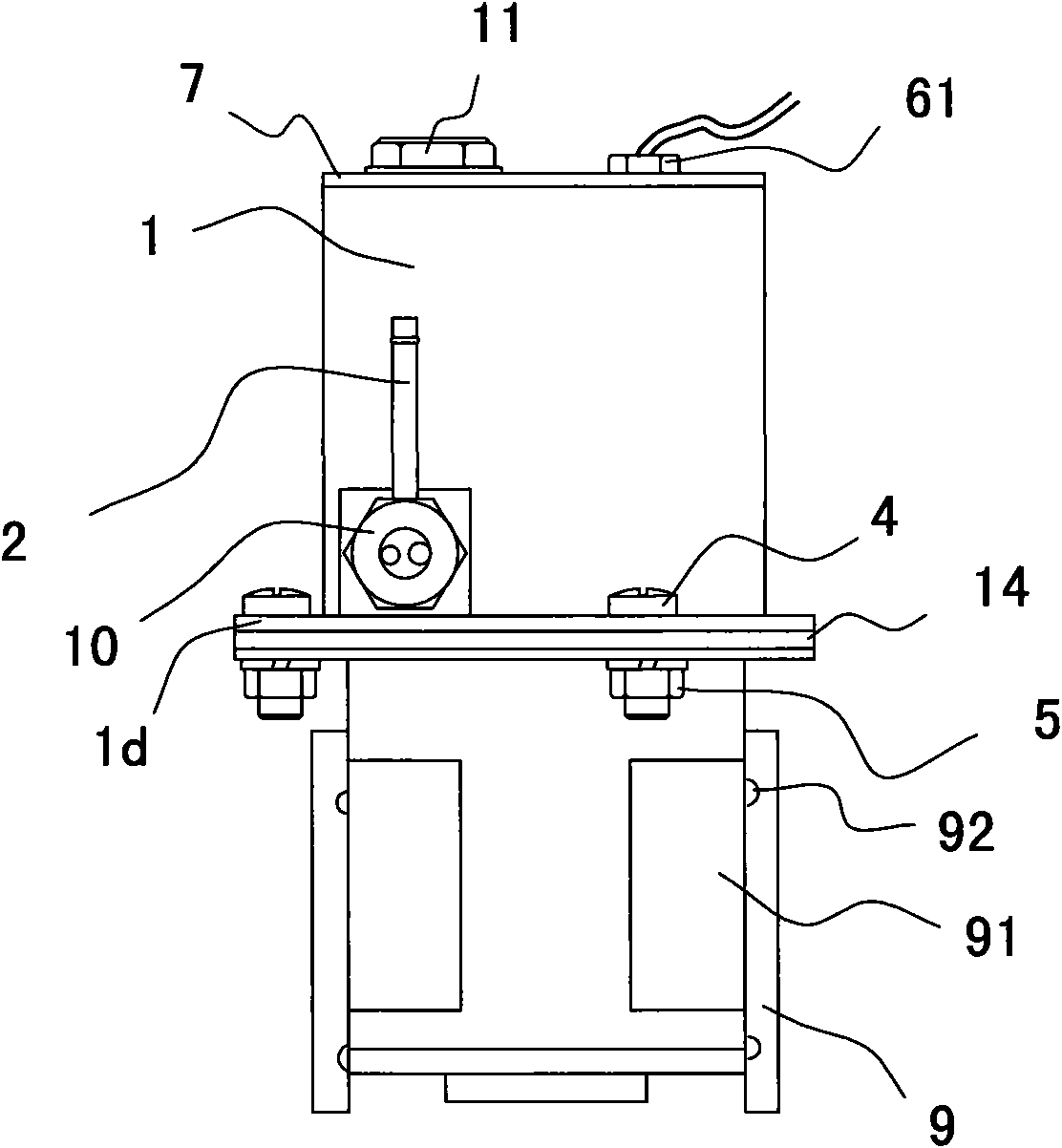 Direct-current power-driven vacuum pump used for automobile