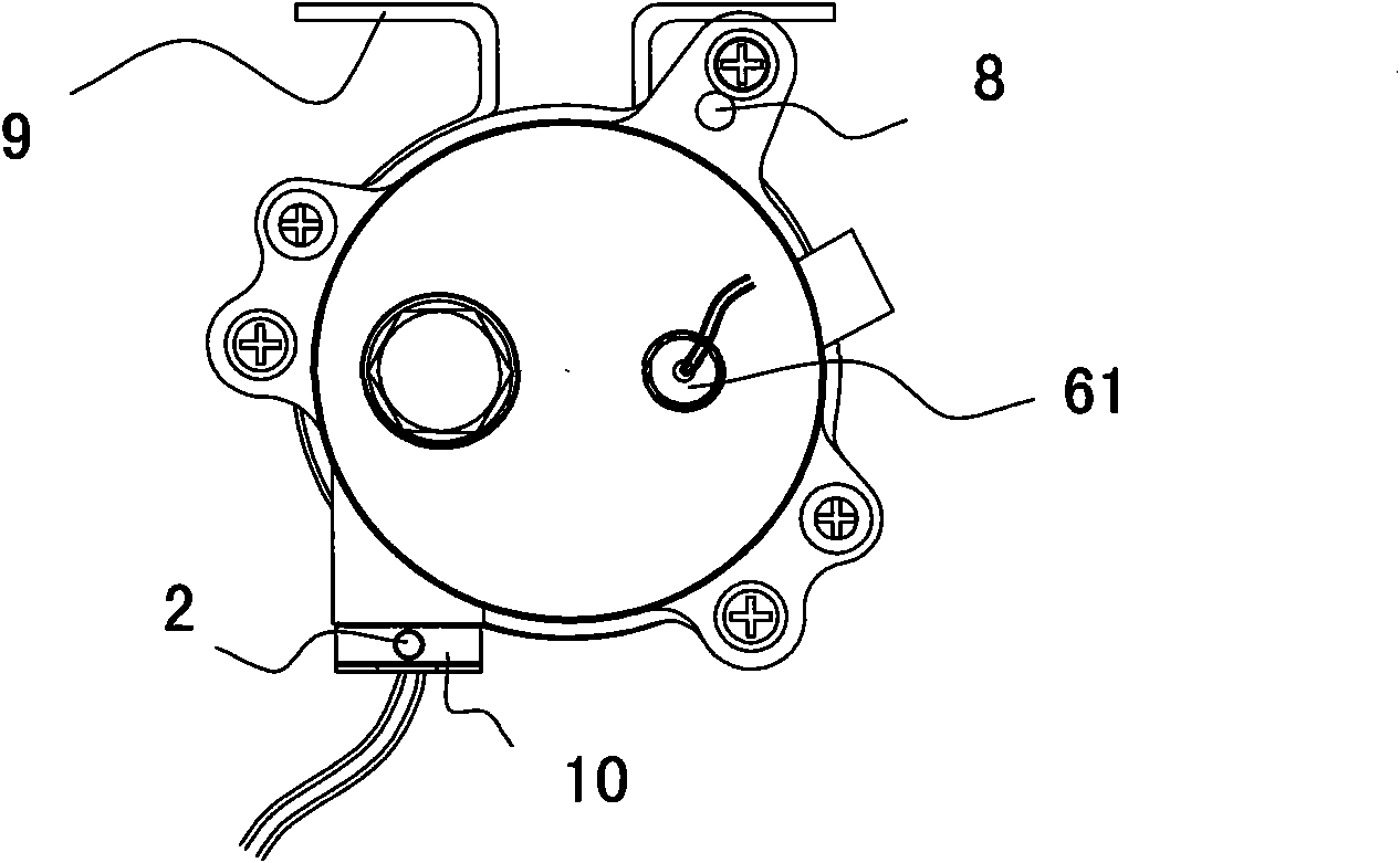 Direct-current power-driven vacuum pump used for automobile