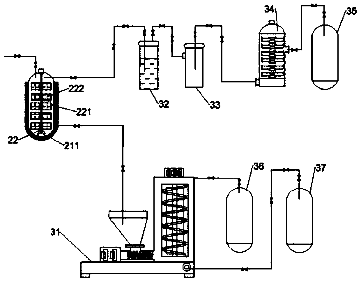 Efficient anaerobic fermentation device and method for livestock and poultry manure