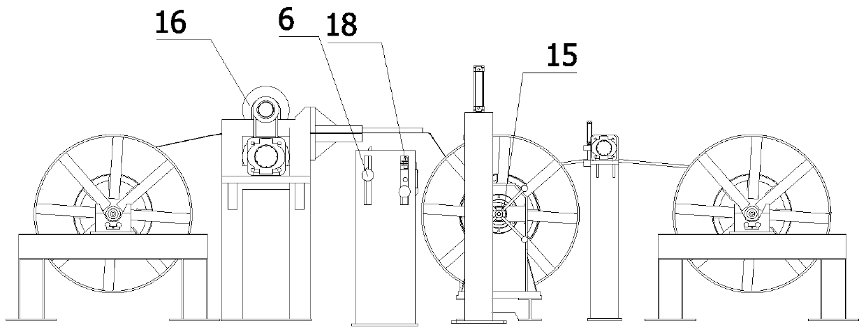 Insulation paper mechanism of automatic winding device of transformer