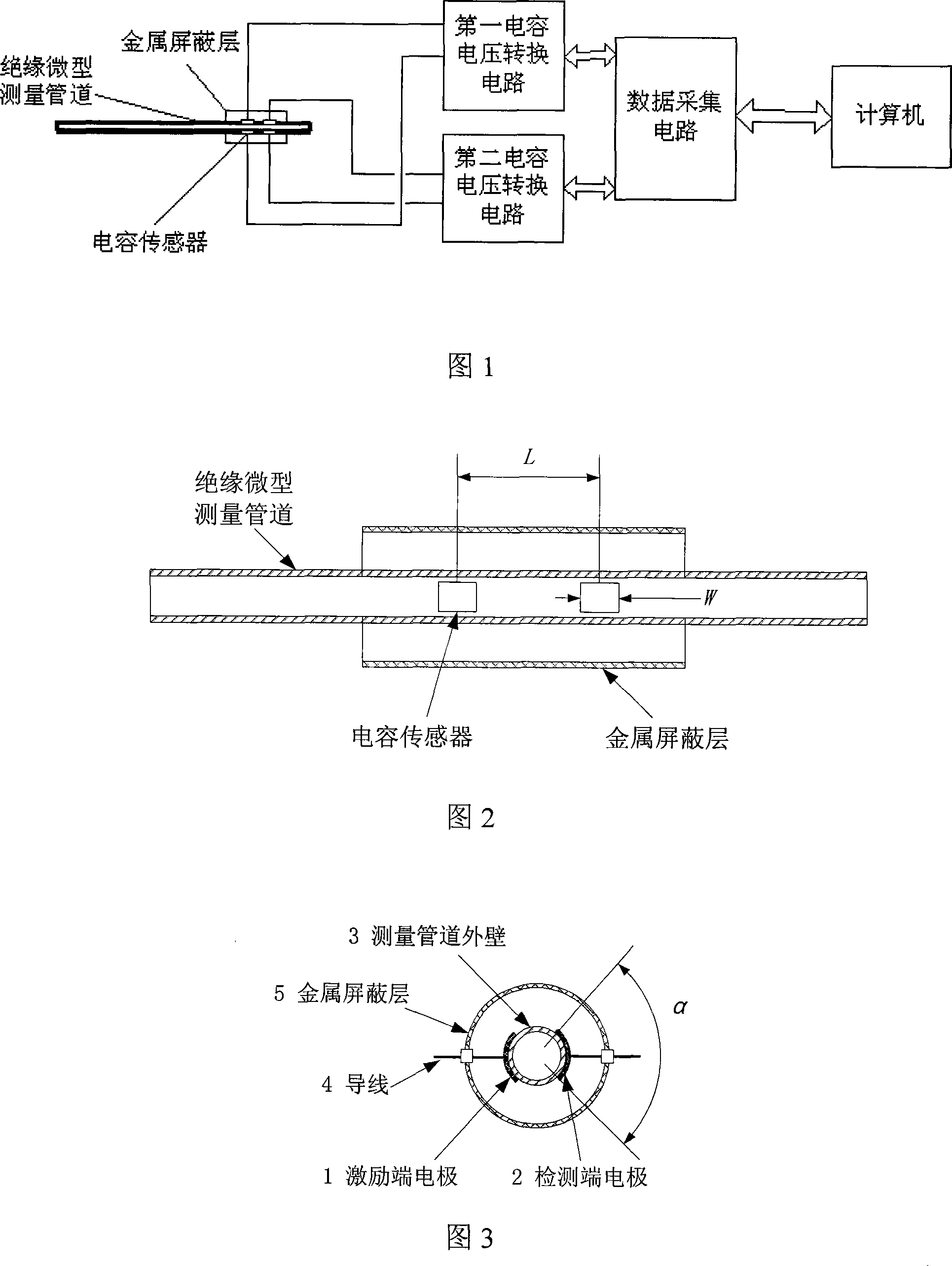 Apparatus and method for measuring microtubule gas-liquid diphasic flow rate