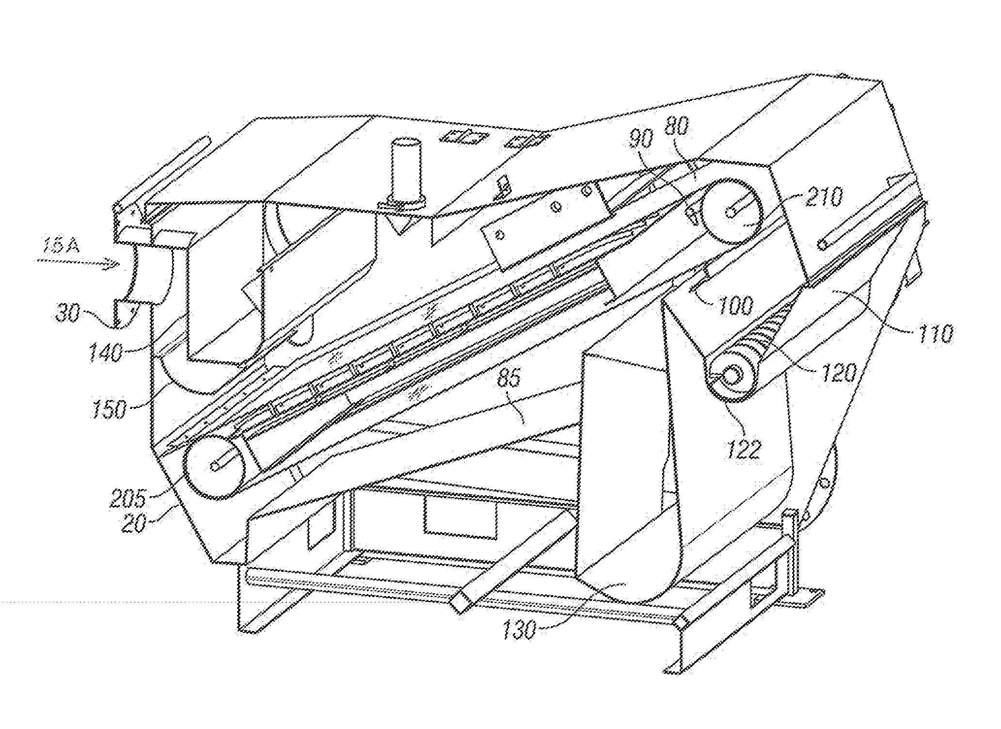 Industrial separator and dewatering plant