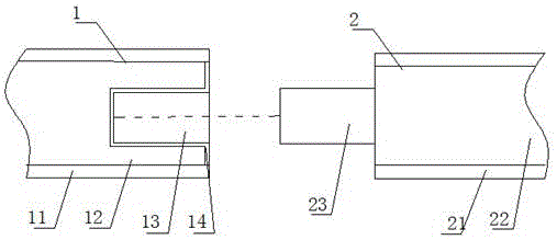 Electric connection method for secondary arc prevention