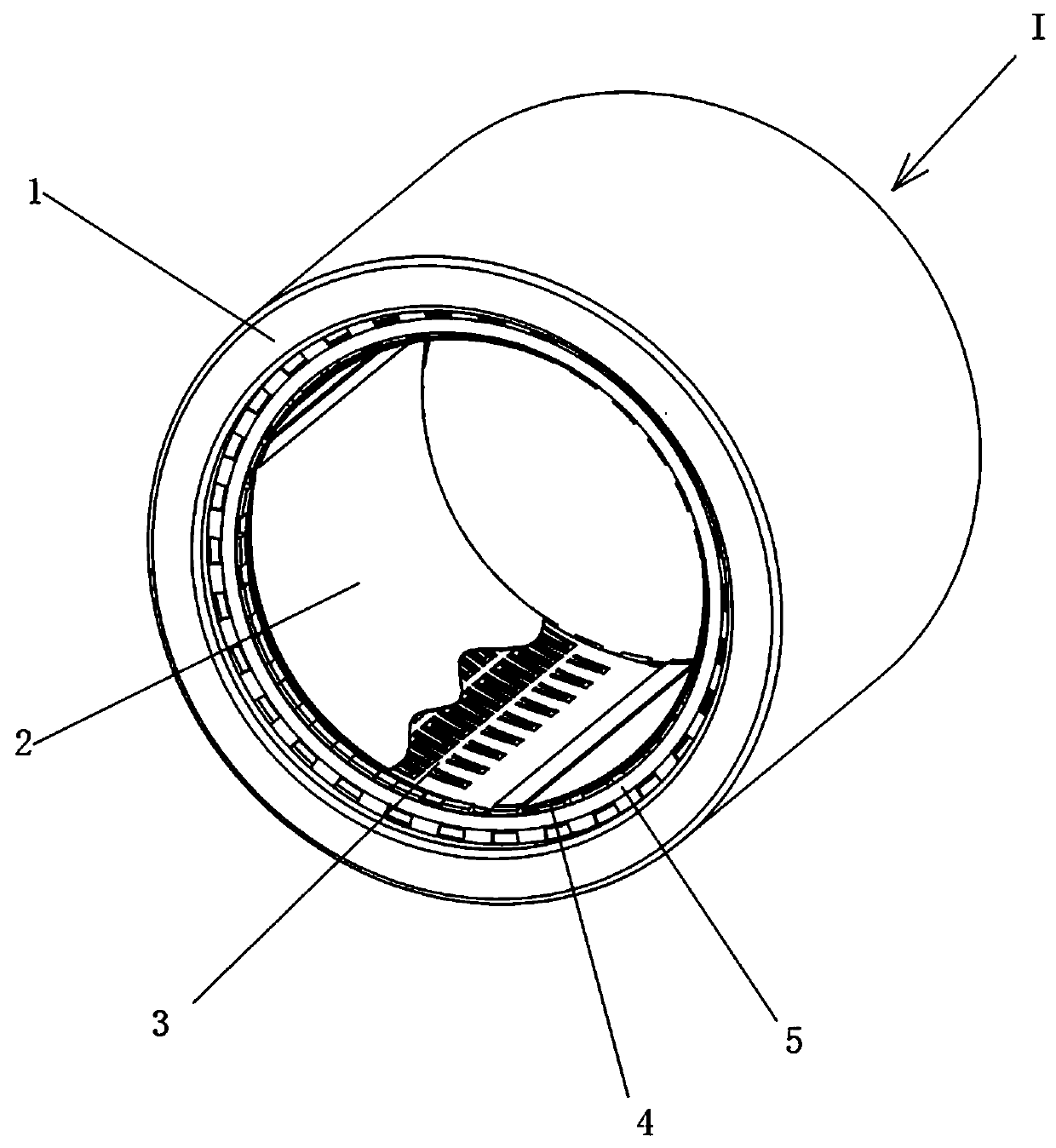 Elastic foil type dynamic pressure air bearing