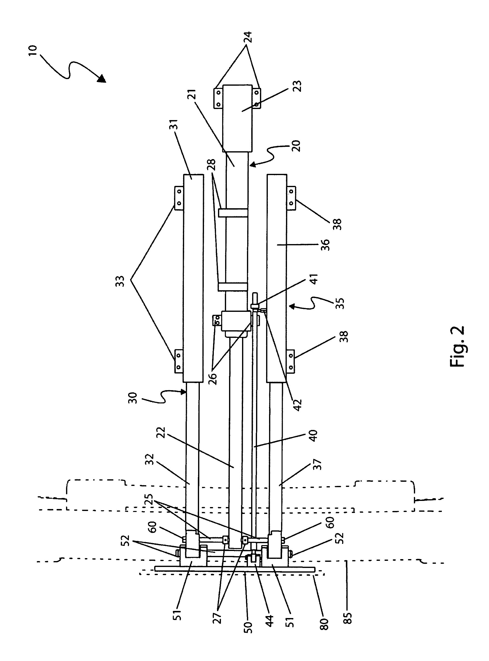 Tag plate positioning bracket