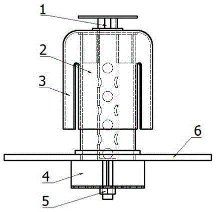 Suction and overflow combined type gas and liquid separator