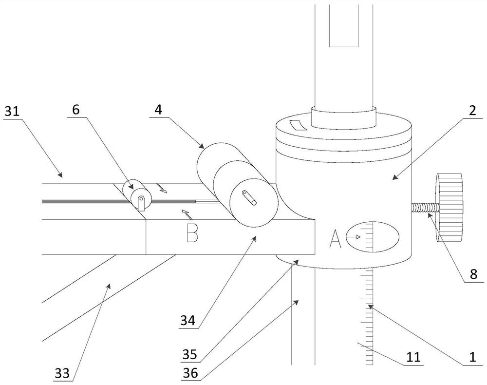 Device and method for measuring water surface elevation and plane coordinates of river channel