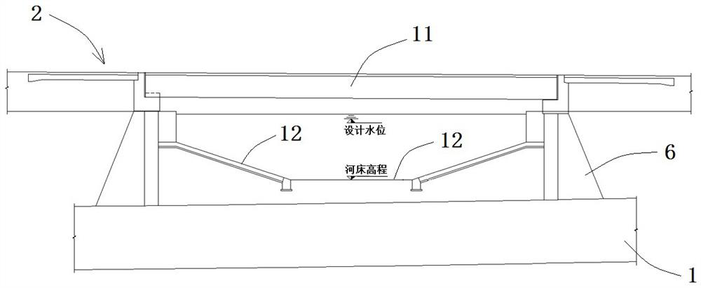 Beamless construction method of bridge-tunnel collaborative building structure