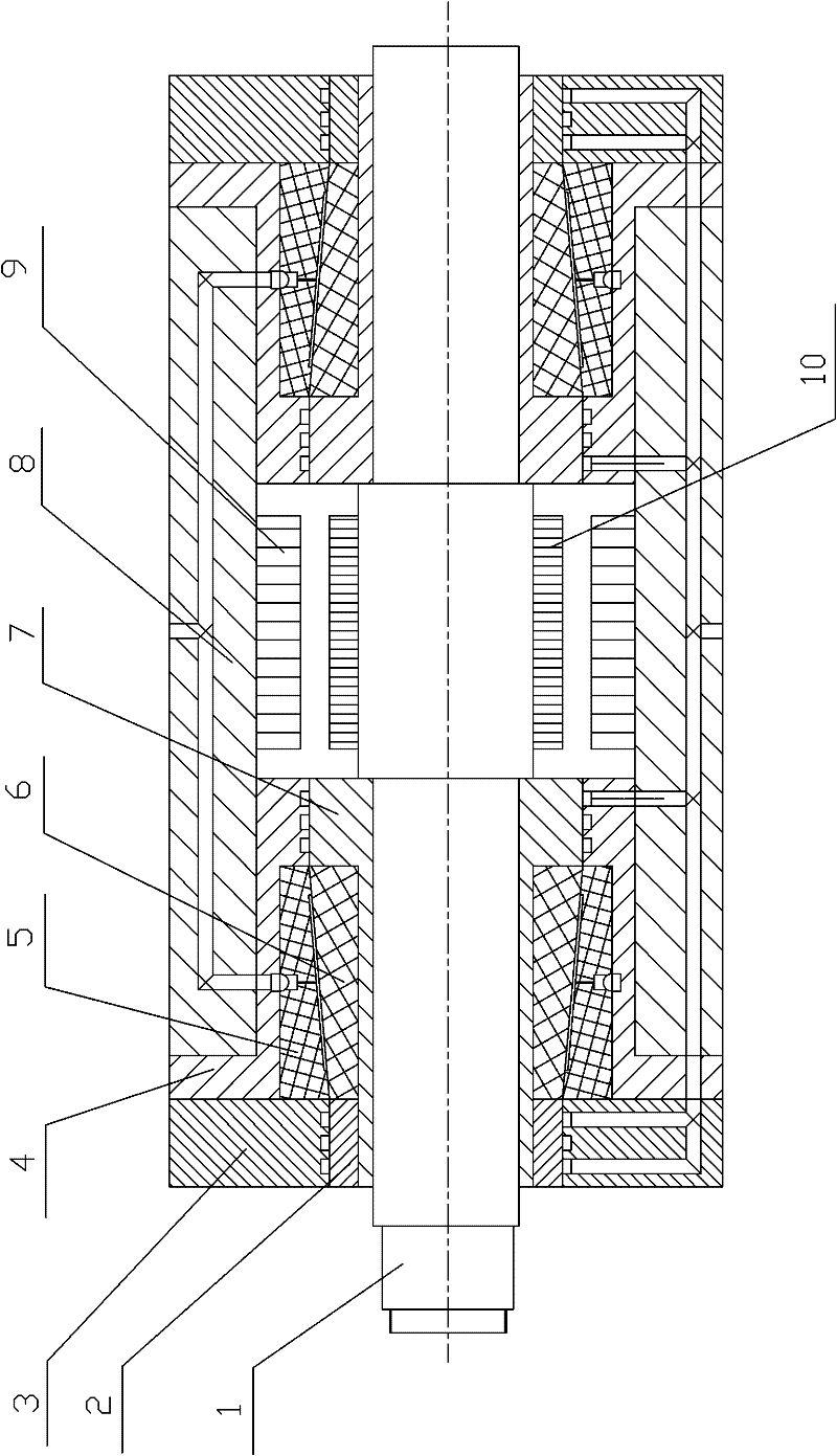 Hydro-hybrid ceramic main shaft device