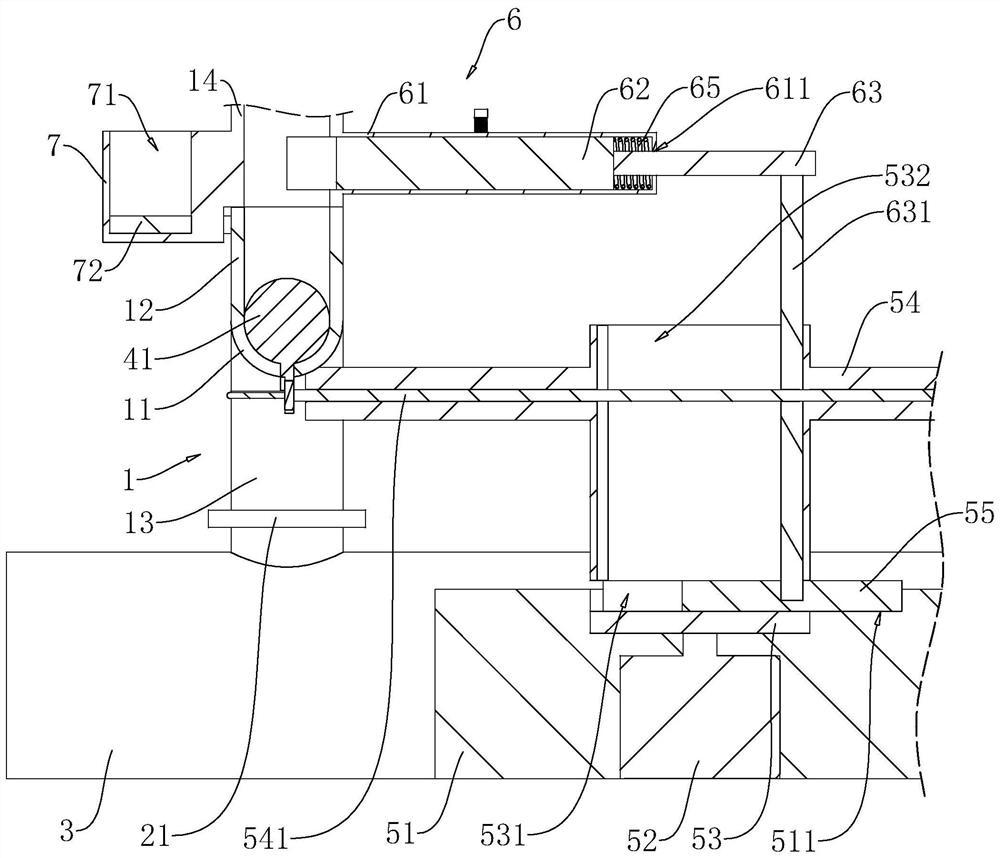 Water receiving device applied to ion exchanger