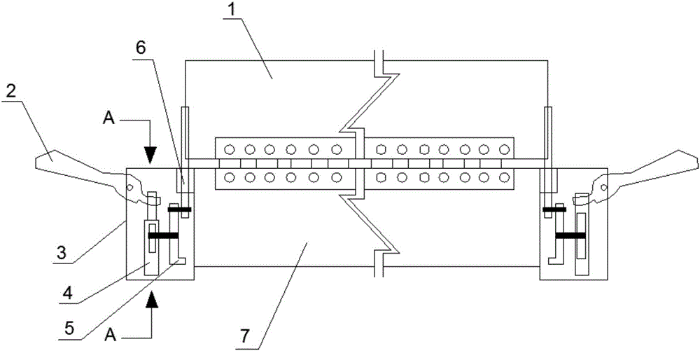 Gap filling automatic connection system