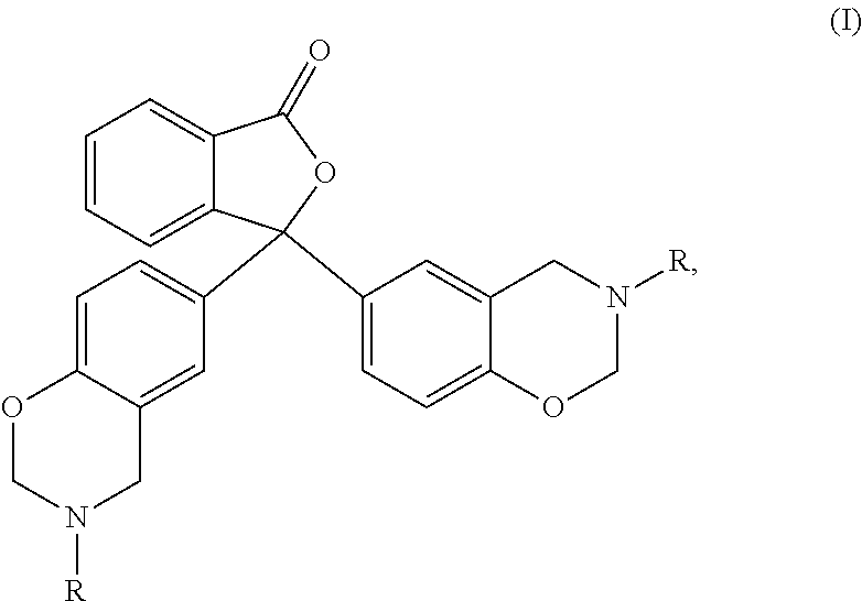 Benzoxazine Compounds Derivated From Phenolphtalein Having Flame-Retardant Properties And A Process For Their Preparation