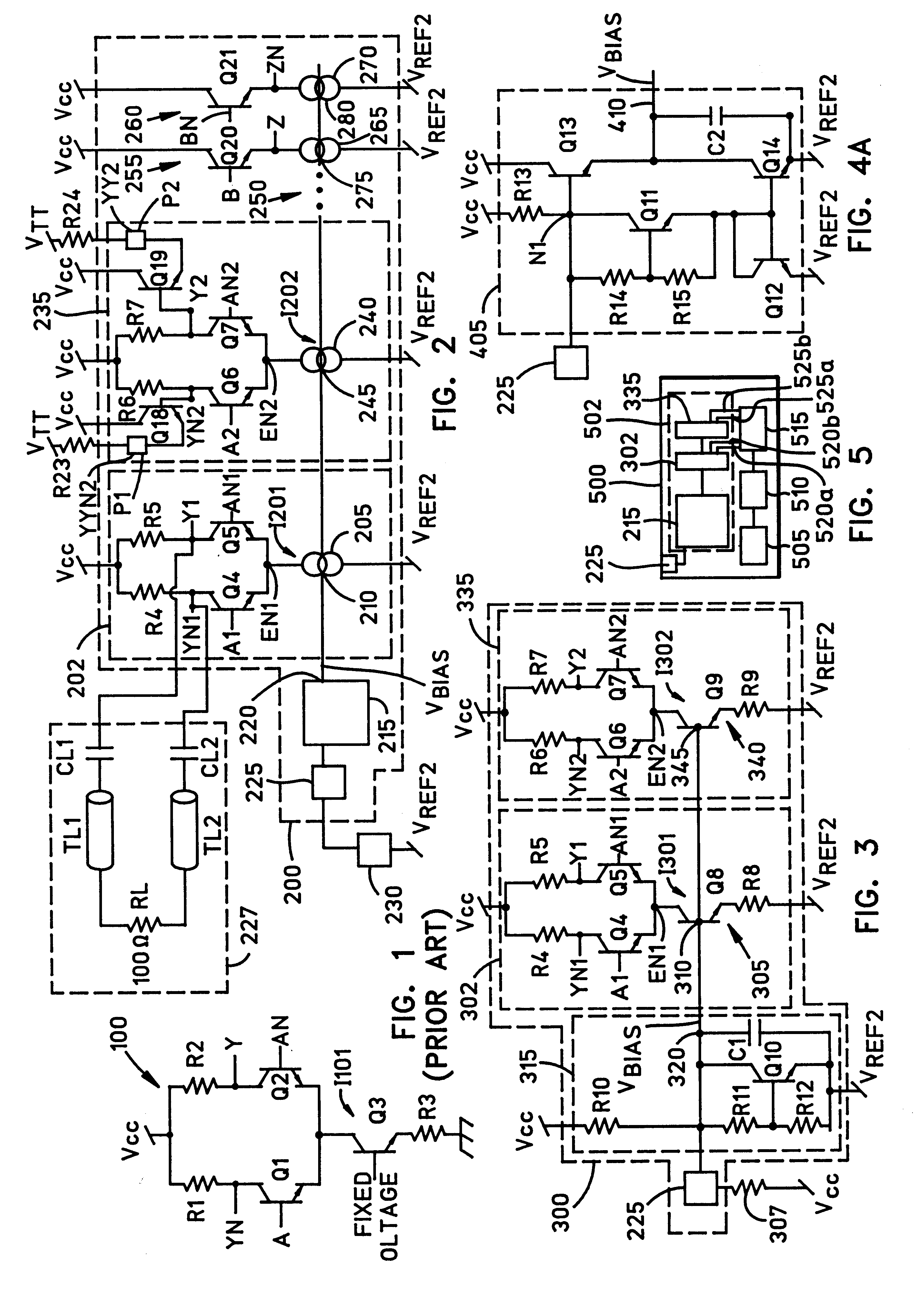 Output buffer with programmable voltage swing