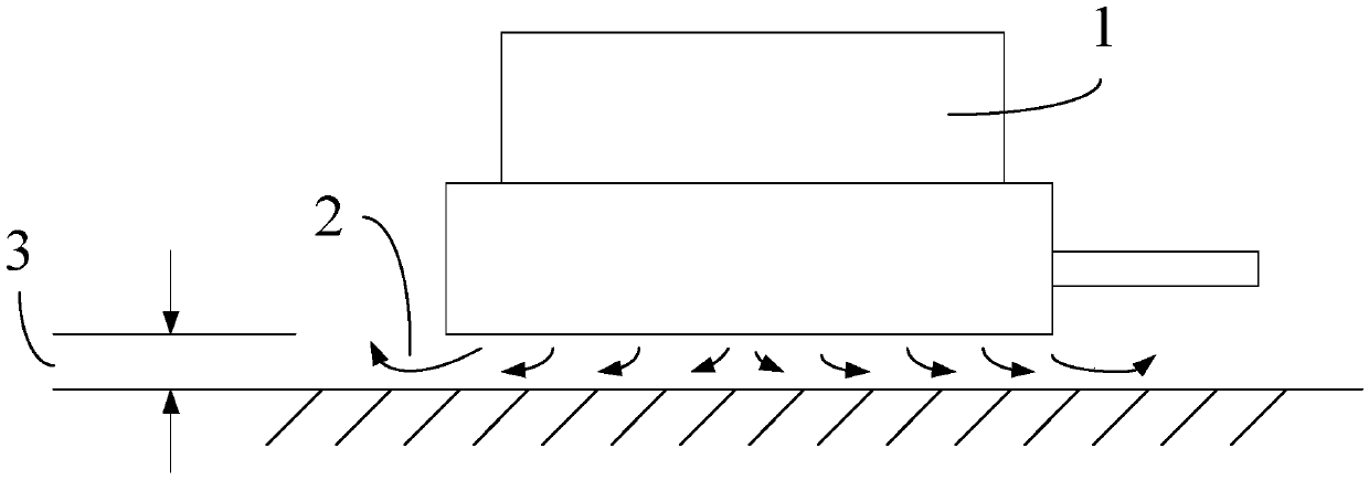 Magnetic levitation guide rail and its air gap thickness control method