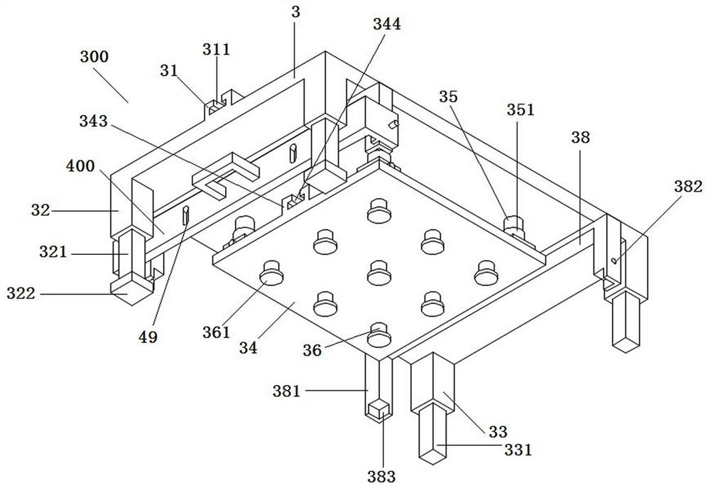 A decorative panel auxiliary installation tool for building construction