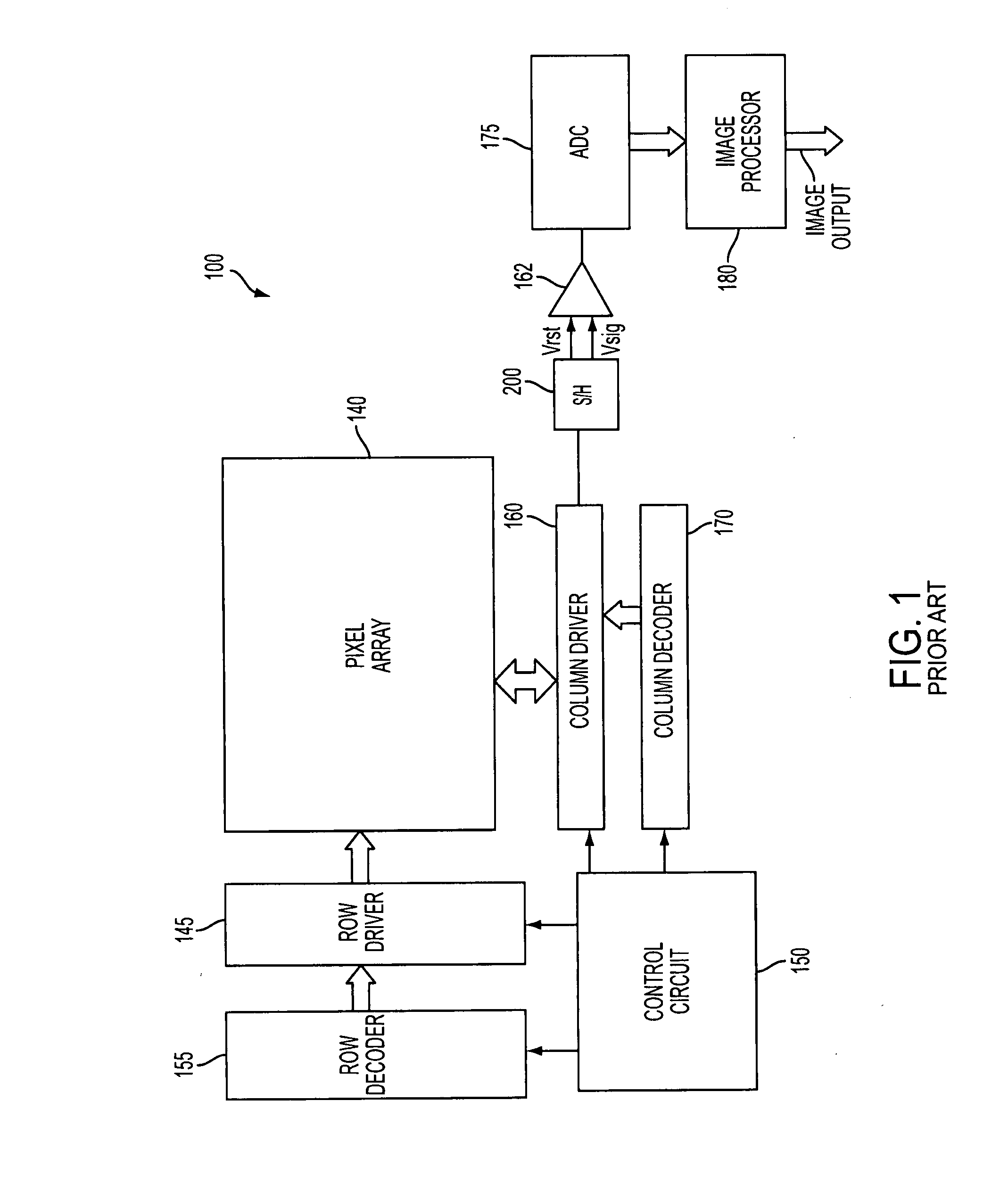 Methods and apparatuses for stacked capacitors for image sensors