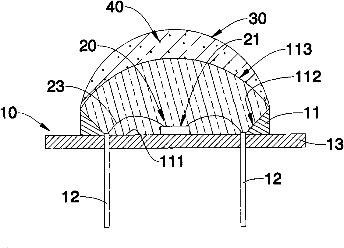 White light-emitting diode