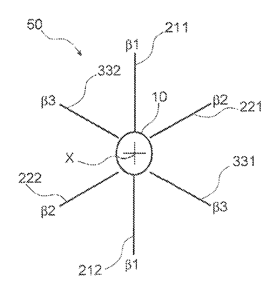 Propeller for an aircraft engine comprising means for reducing noise at middle and high frequencies and improving the acoustic perception