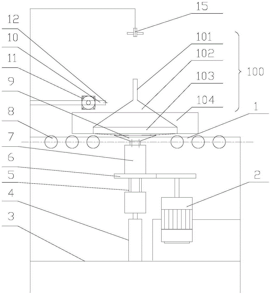 CRT display device disassembly equipment