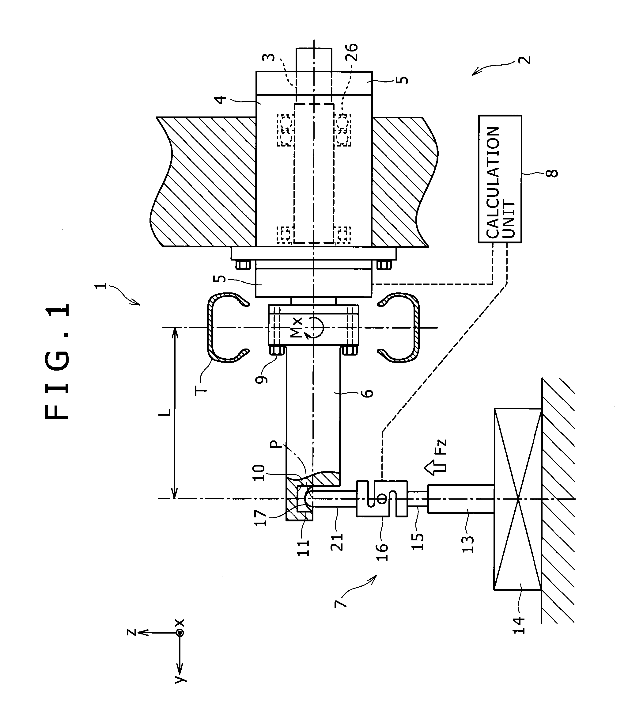 Moment calibrating apparatus for multi-component force gauge and method of moment calibration
