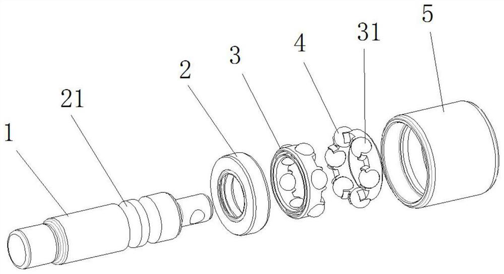 Water pump bearing