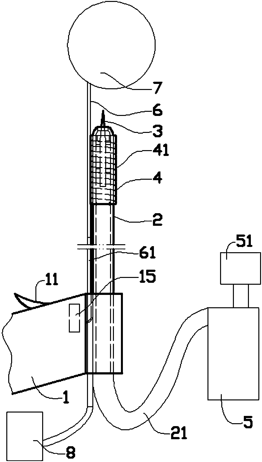 Ear canal cyst extraction device