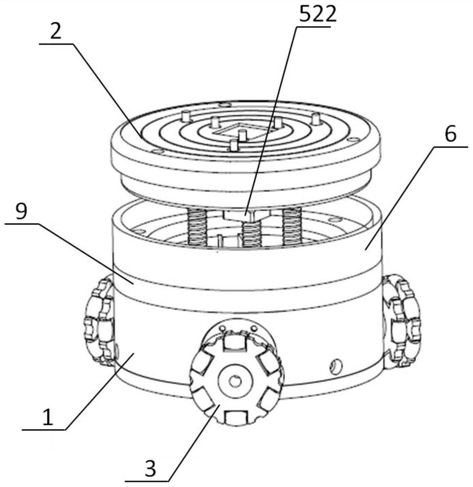 Automatic charging pile for foot-type robot