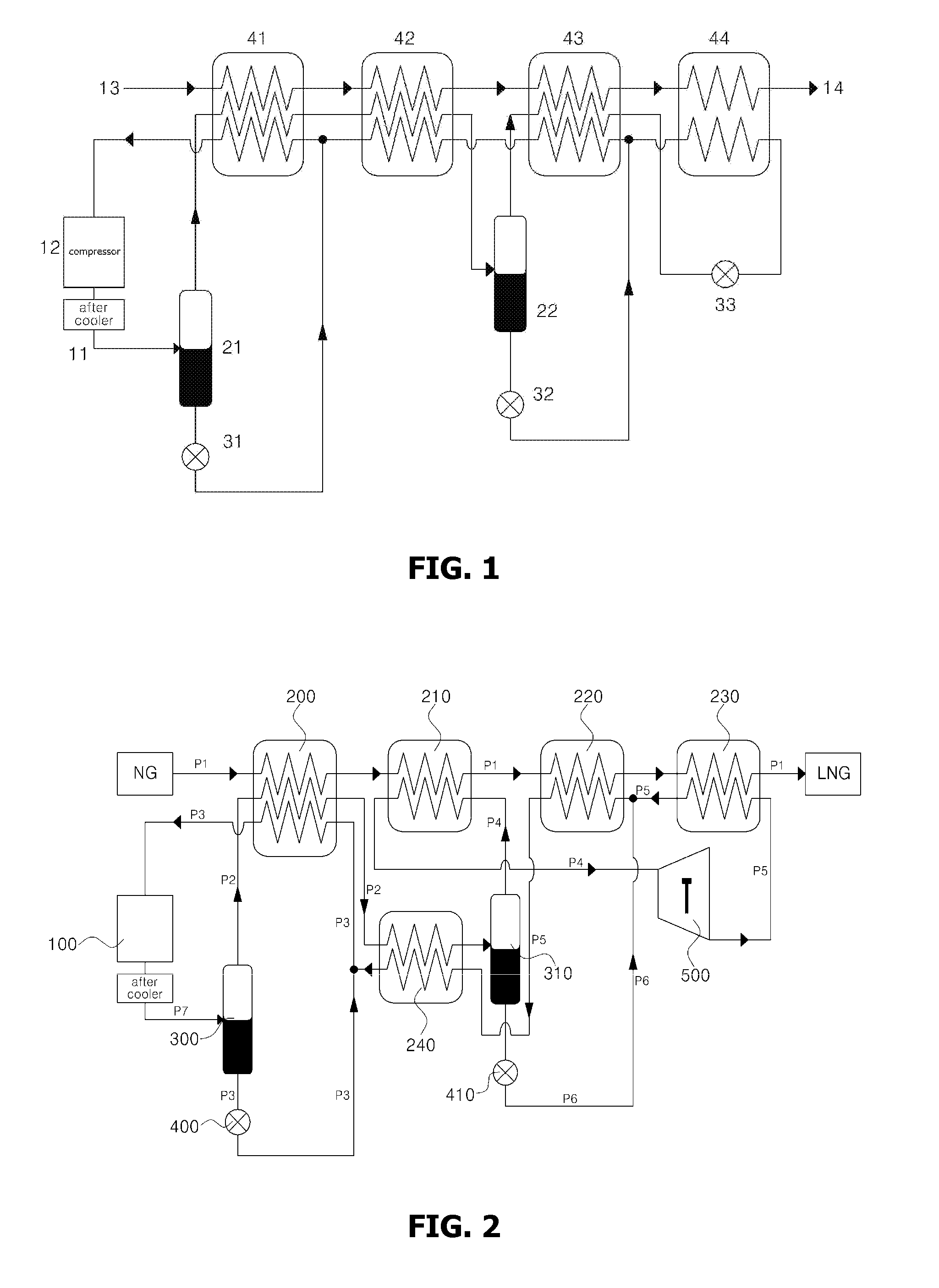 Natural Gas Liquefaction System with Turbine Expander and Liquefaction Method Thereof