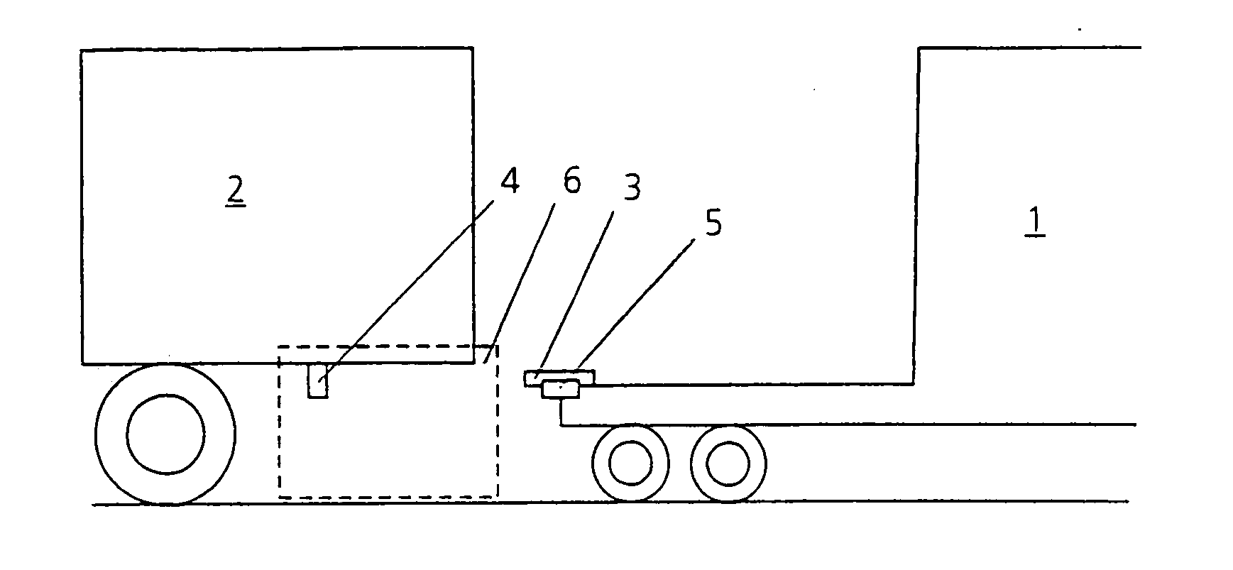 Process for coupling a trailer to a motor vehicle