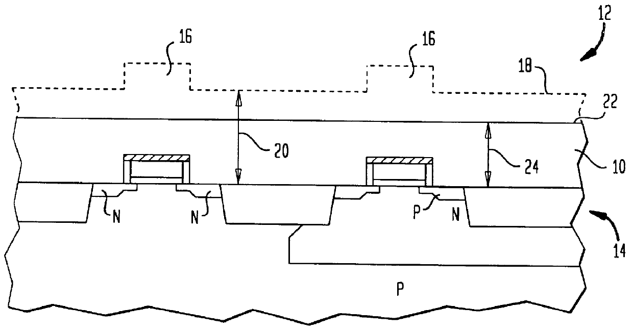 Method and apparatus for in-line oxide thickness determination in chemical-mechanical polishing