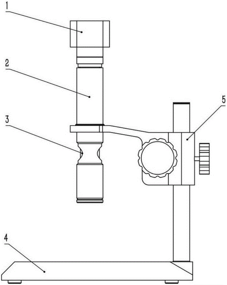 Video microscope with electric focusing and zooming and operation method thereof