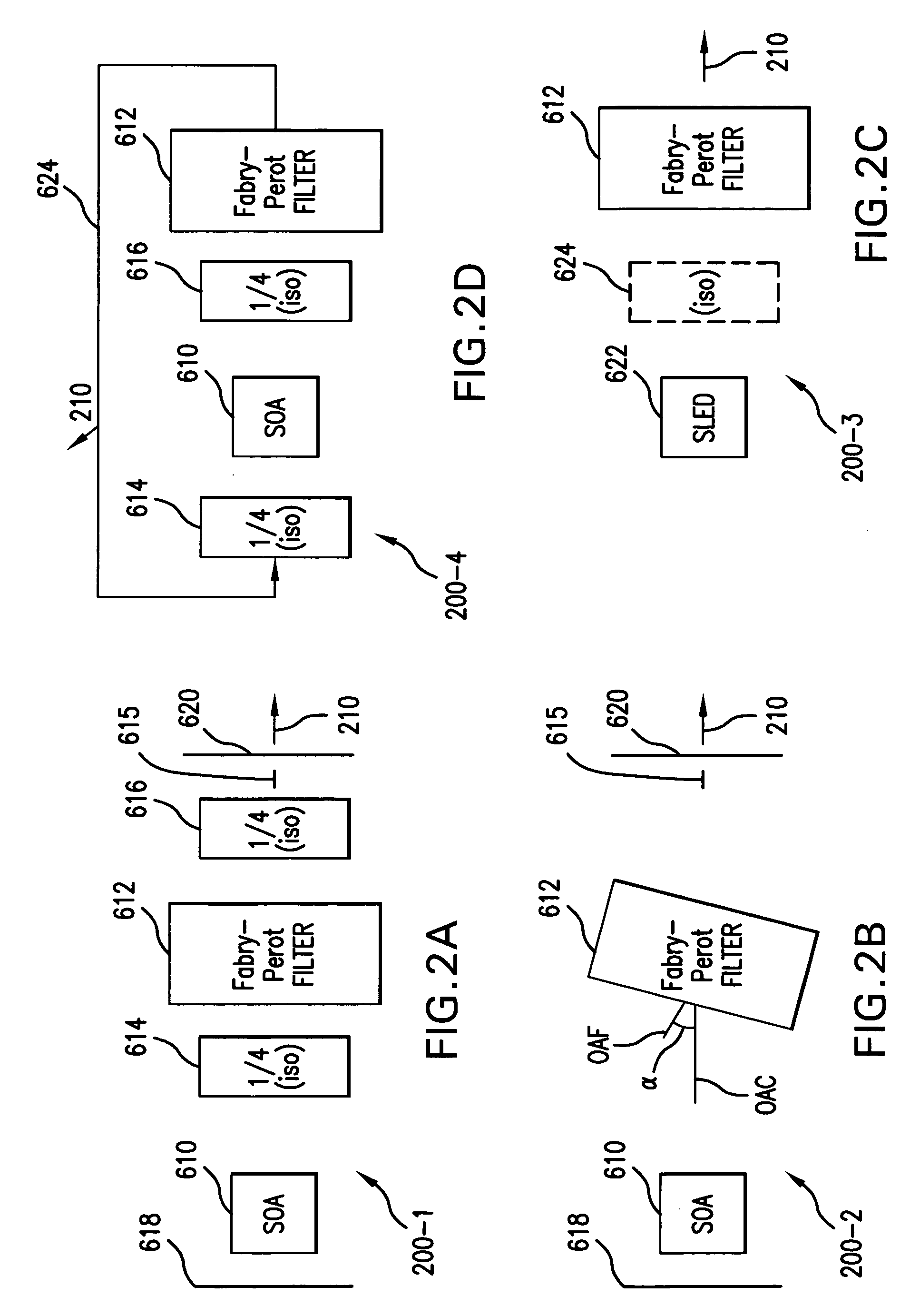 Semiconductor laser with tilted fabry-perot tunable filter