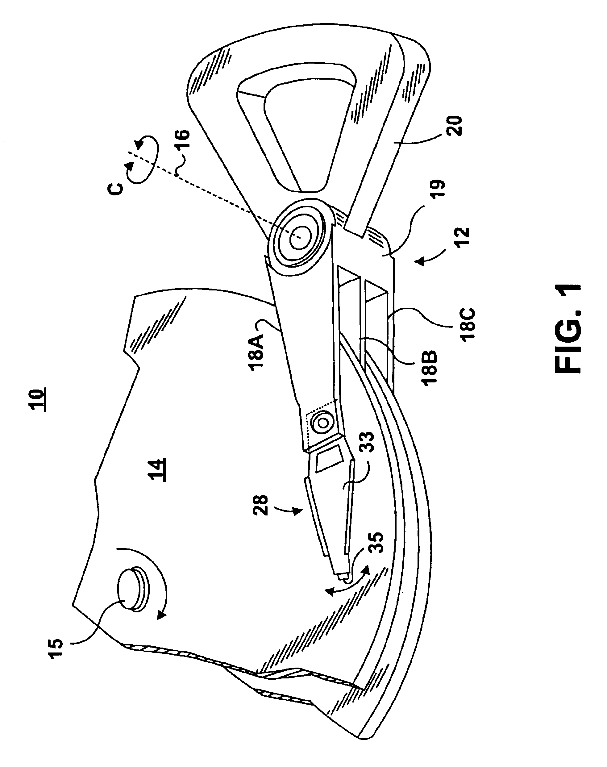 Write head having a recessed, magnetic adjunct pole formed atop a main pole, and method of making the same