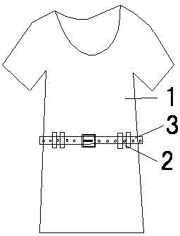 Short insulating sleeve with waistband