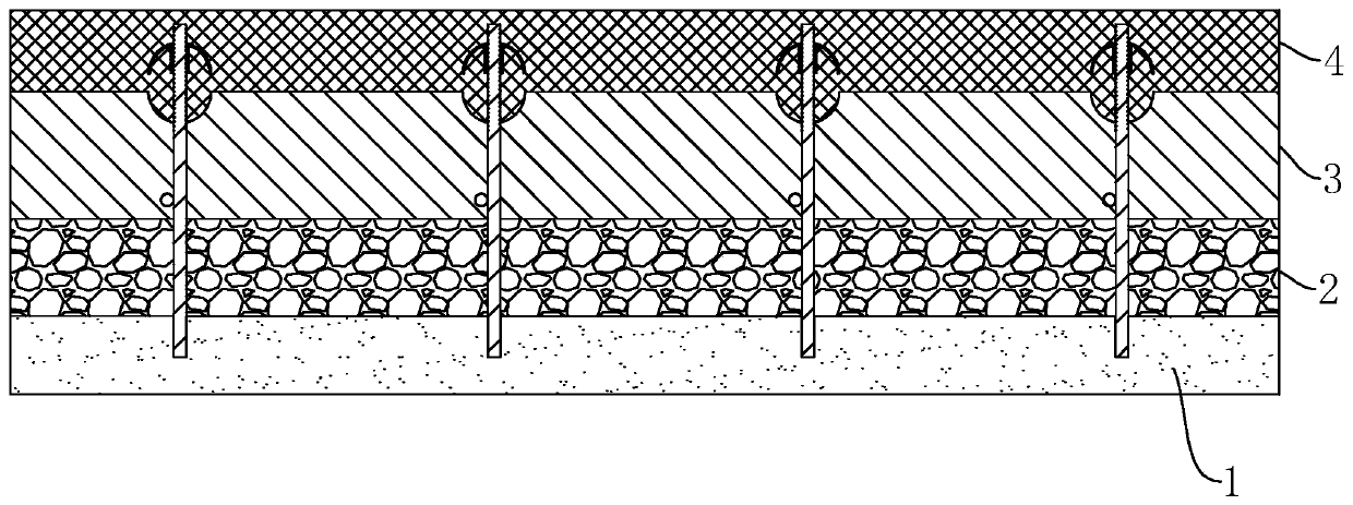 Asphalt pavement and construction method thereof