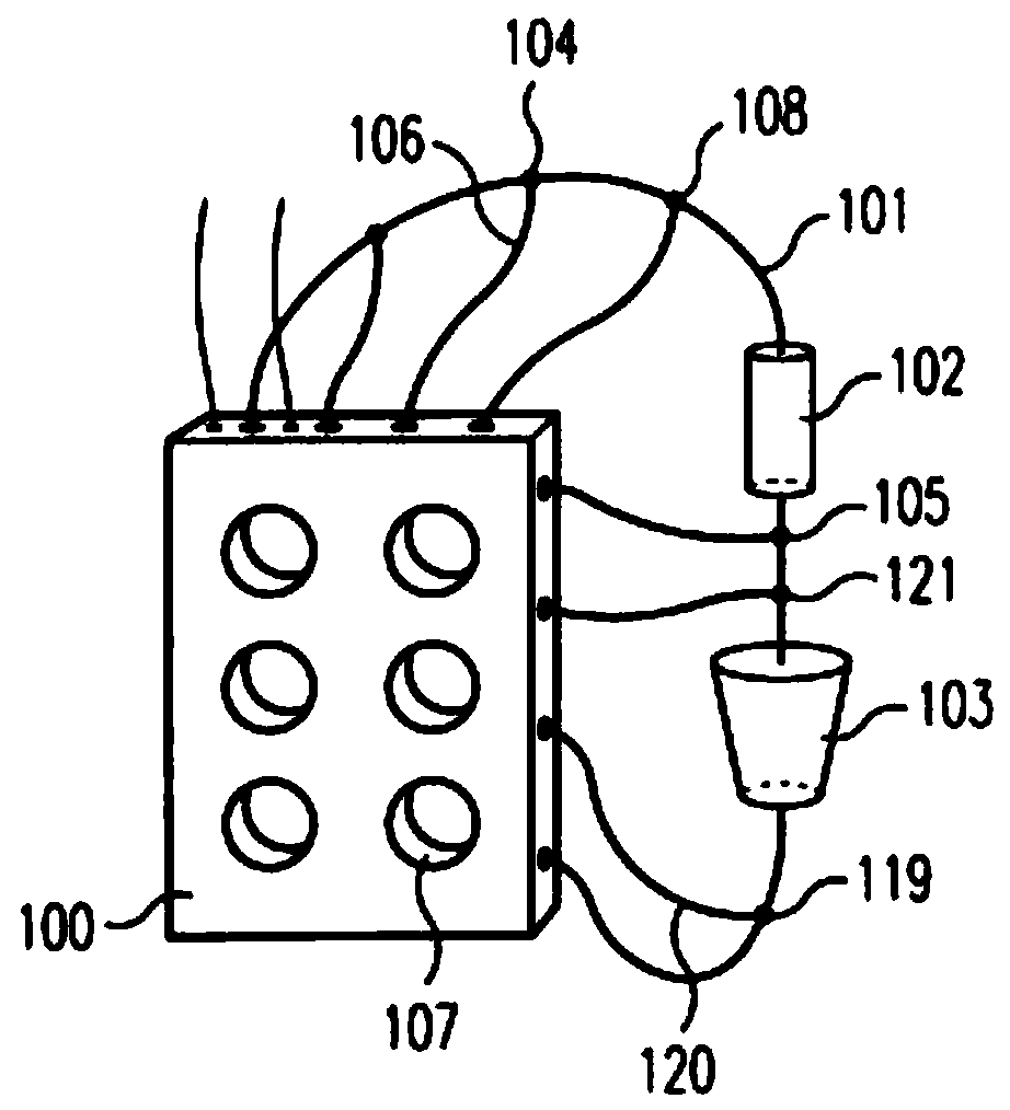 Blood treatment device for carrying out an extracorporeal blood treatment, blood-guiding device, blood treatment system