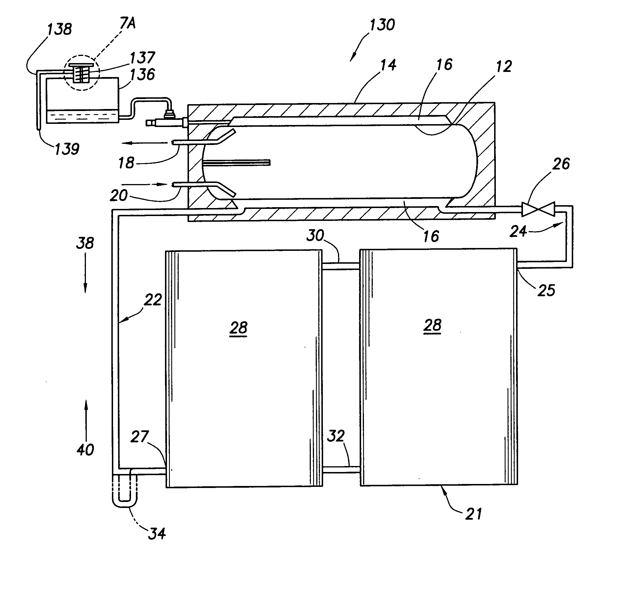Protection system for a solar water heating system