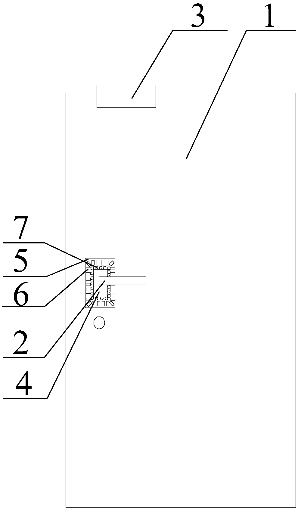 Automatic inducing laser anti-pinch intelligent door