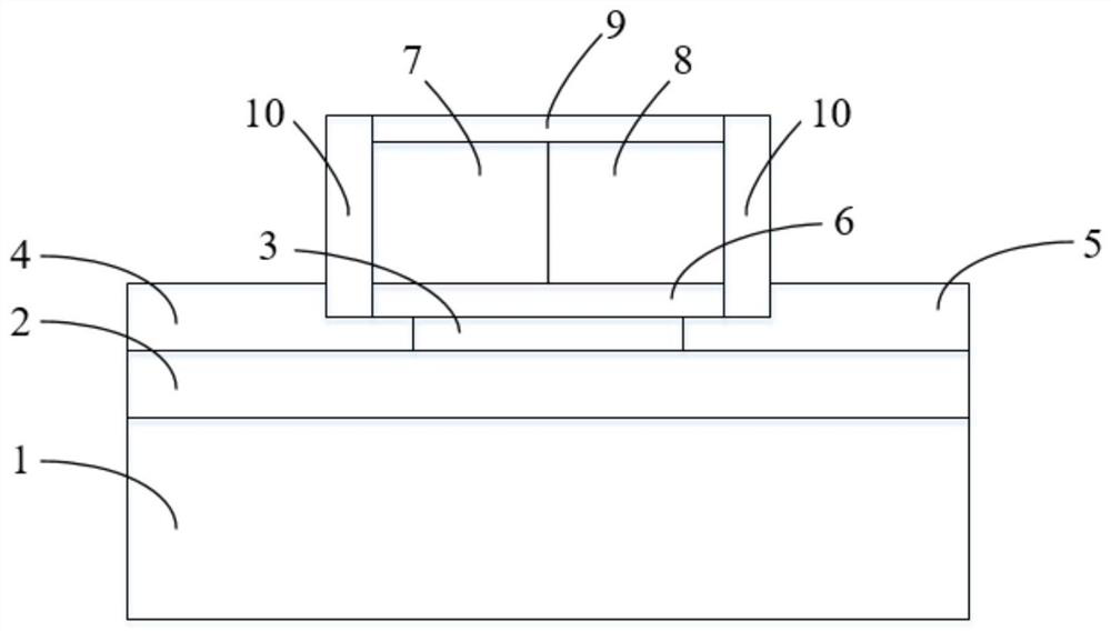 Negative capacitance field effect transistor of ferroelectric layers made of different materials and preparation method thereof