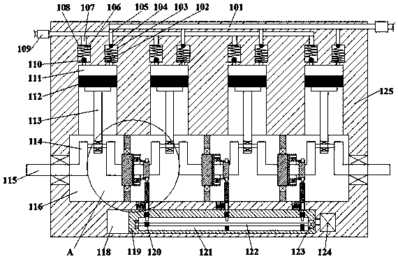 Multi-cylinder hot-air engine