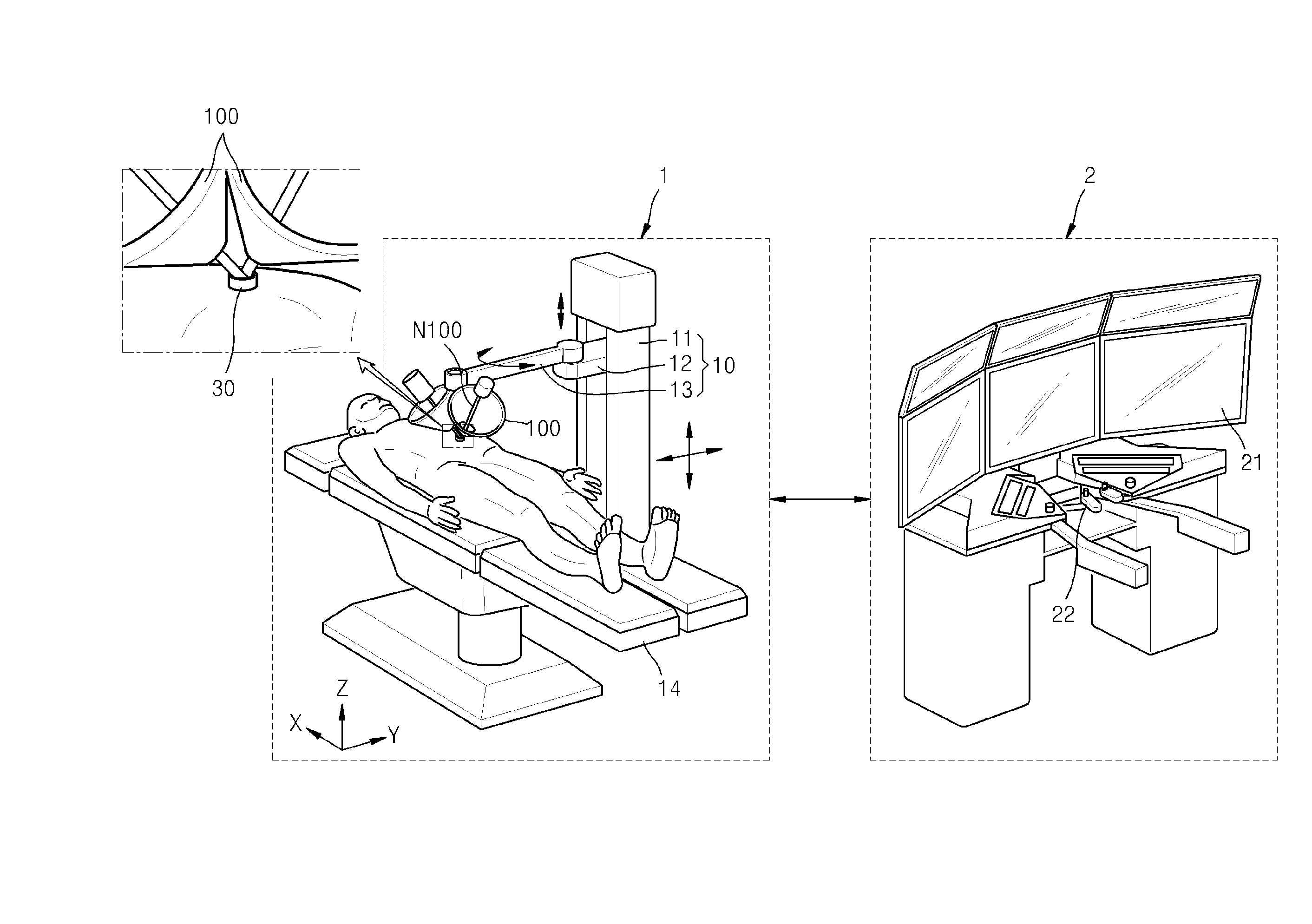 Supporter device and surgical robot system including the same