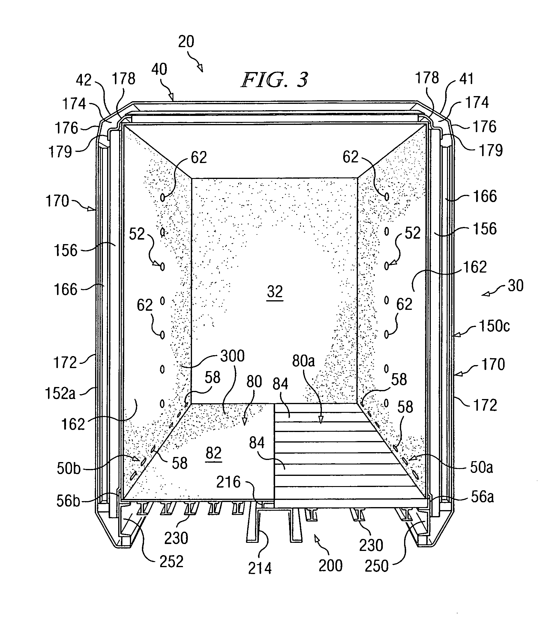 Boxcar with load restraint system