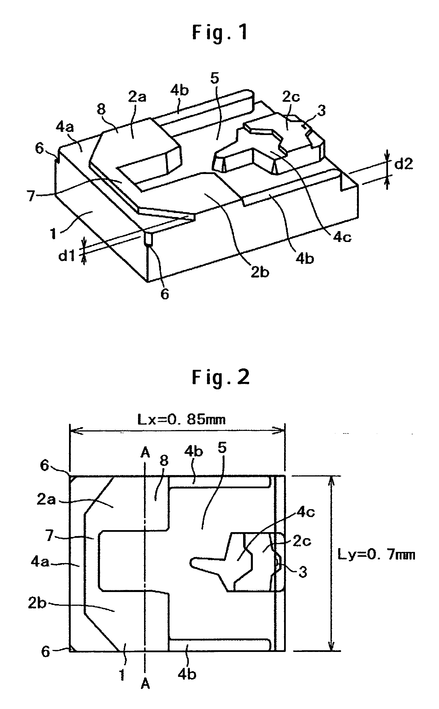 Magnetic head slider with reduced bearing surface area and magnetic disk drive