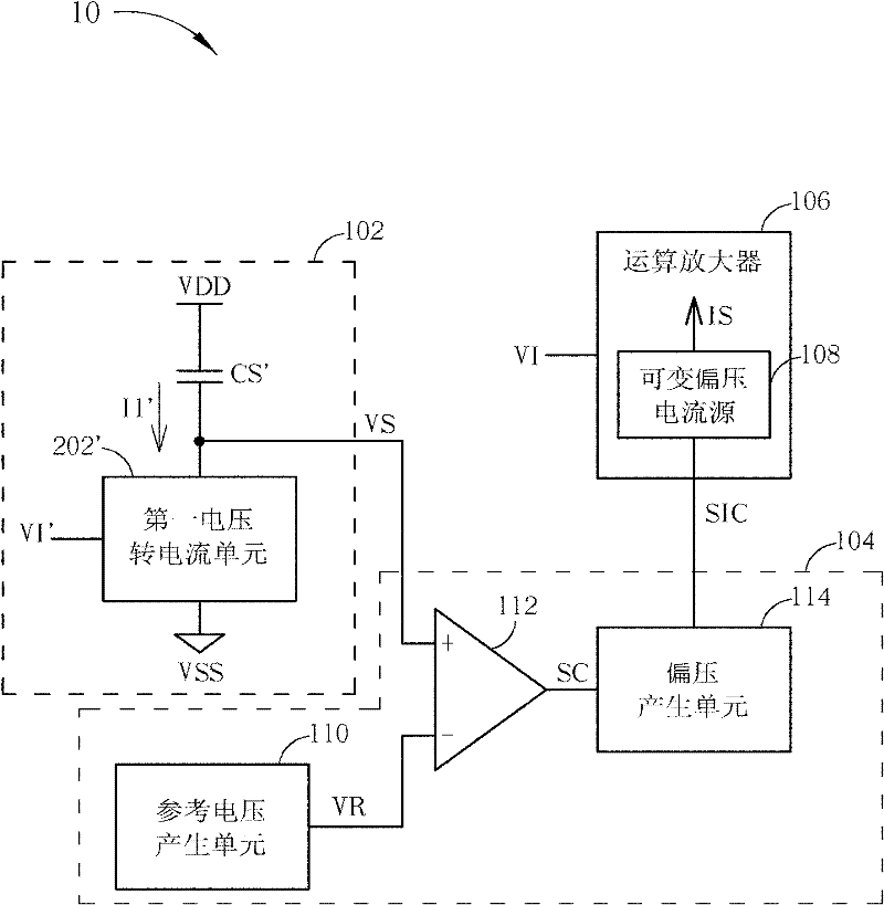 Adjustable amplification circuit