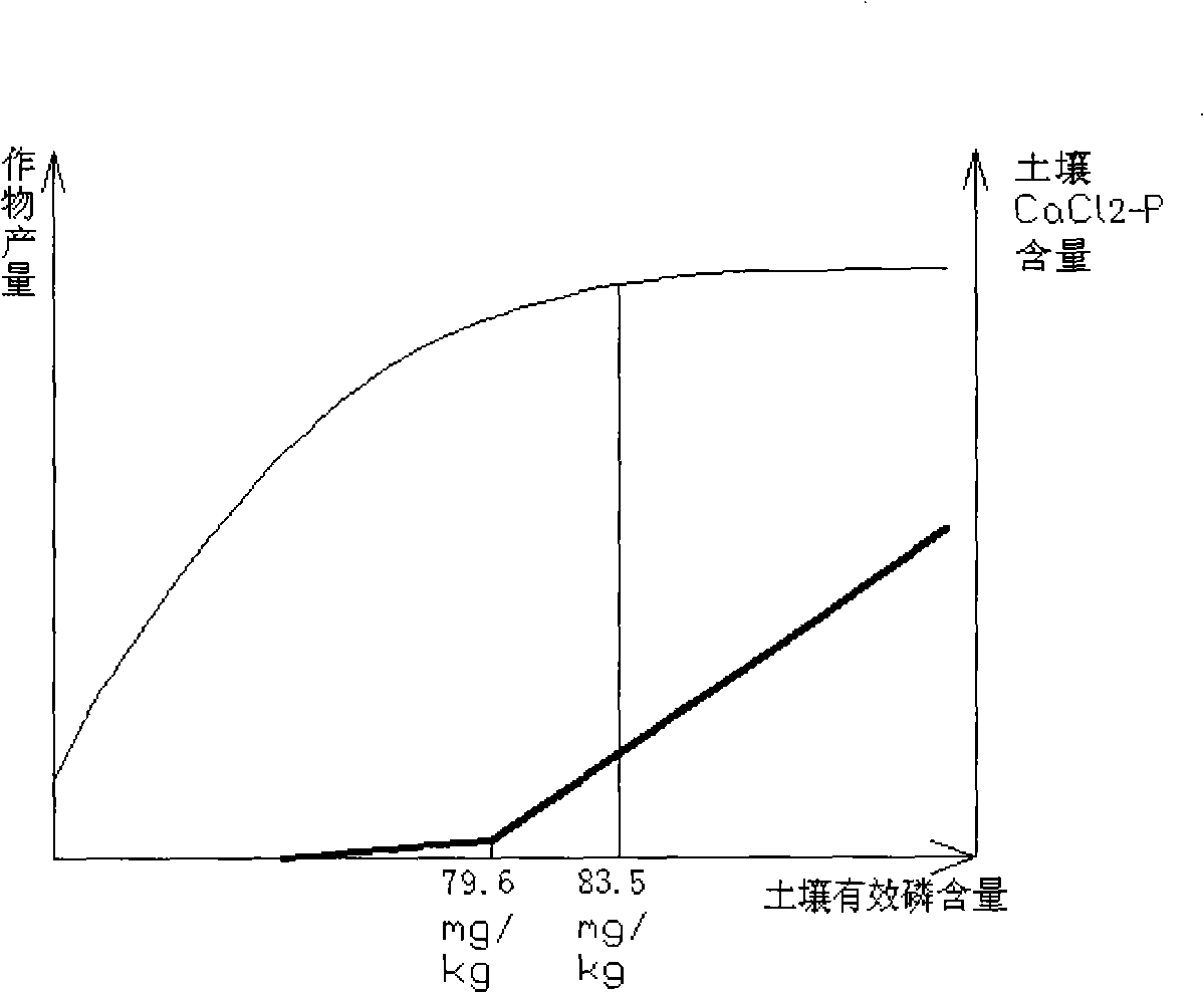 Method for determining dry land optimum phosphorus application amount