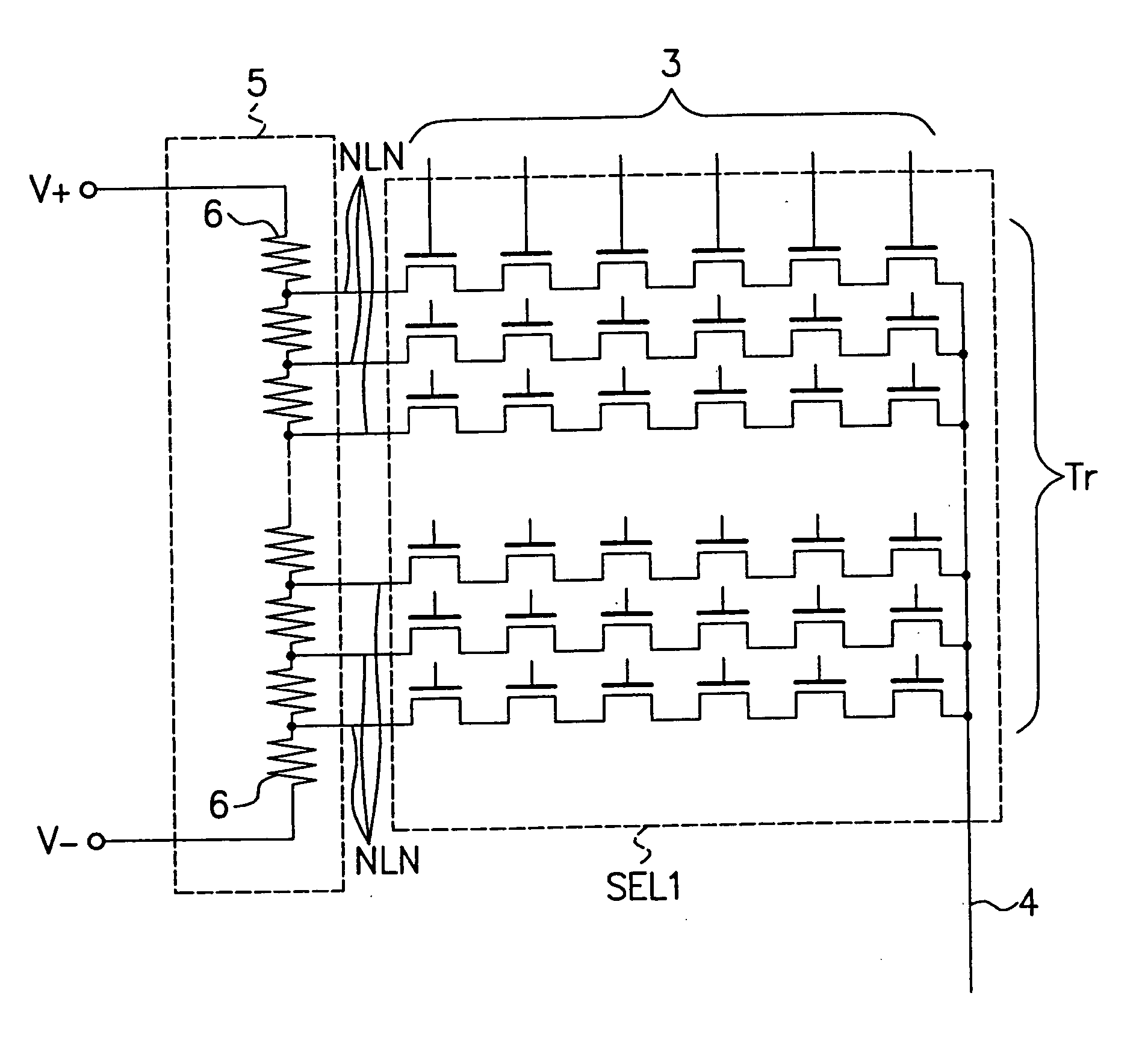 Semiconductor integrated circuit for driving liquid crystal panel