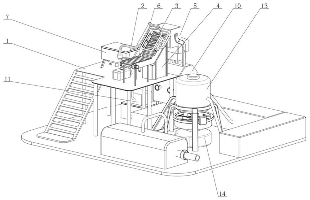 Coal gangue solid waste conversion building materials intelligent system