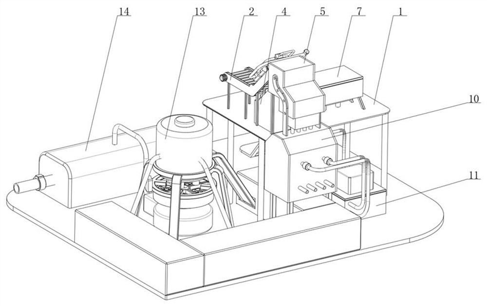 Coal gangue solid waste conversion building materials intelligent system